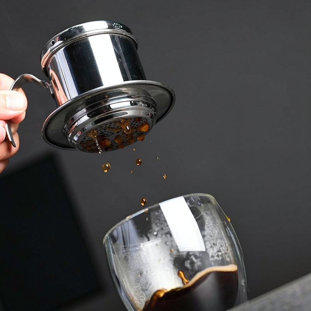 Coffee Equipment Pour Over - Ручной вьетнамский кофейник-фильтр из нержавеющей стали