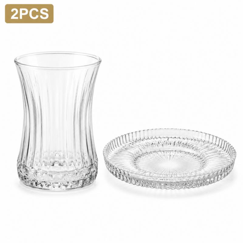 Espresso Shot Glass - Набор из 2-х винтажных стеклянных чашек