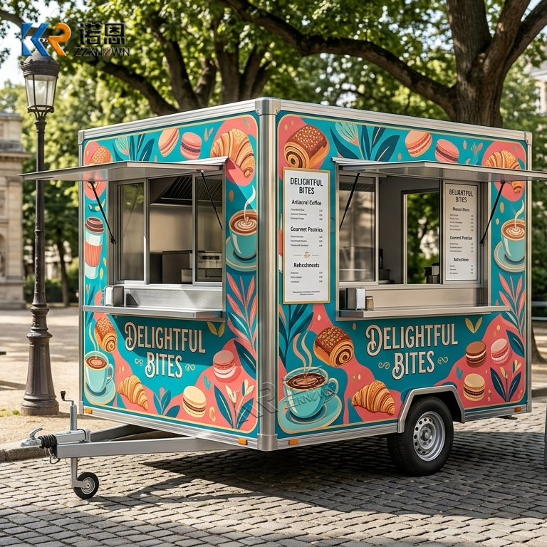 Coffee Van Equipment - Мобильная кухня-фургон для гриля нестандартного размера,