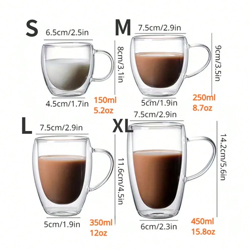 1 шт., стеклянные чашки с двой – обзор и цена Espresso Shot Glass