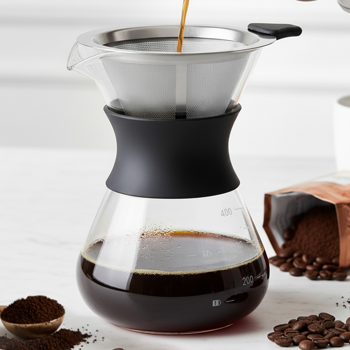 Кофеварка Leeseph Glass Pour O – обзор и цена Coffee Equipment Pour Over