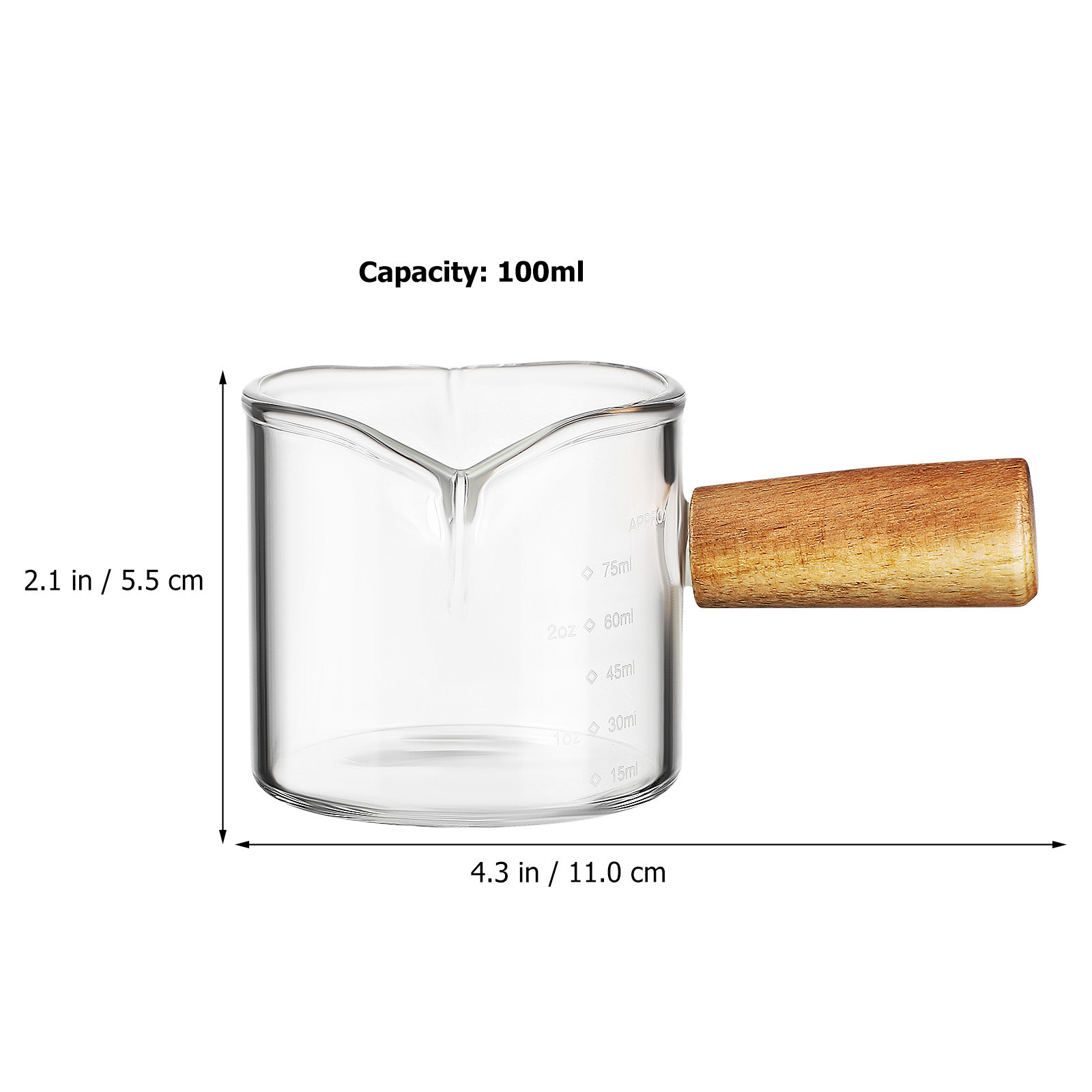 2 шт. высококачественные стекл – обзор и цена Espresso Shot Glass