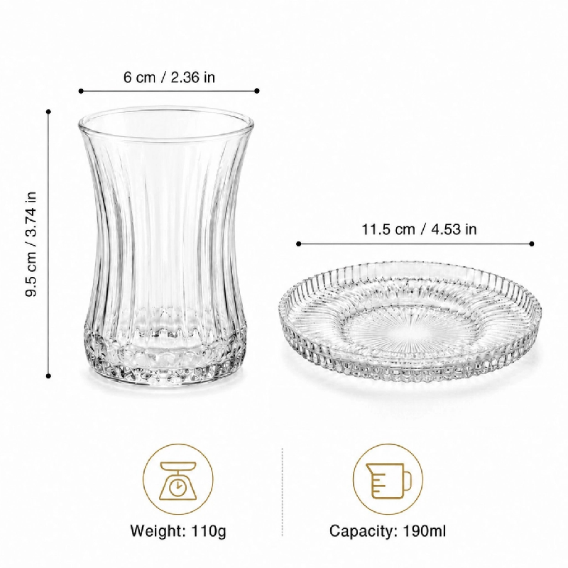 Набор из 2-х винтажных стеклян – обзор и цена Espresso Shot Glass