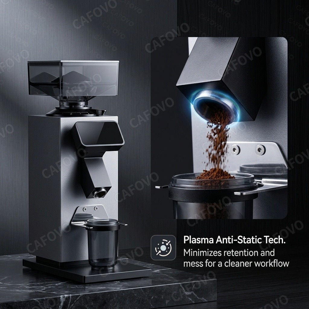 Кофемолка CAFOVO G964F с дозир – обзор и цена Coffee Grinder Burr Flat