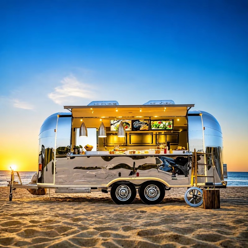 Фудтрак, кофейный прицеп, улич – обзор и цена Coffee Van Equipment