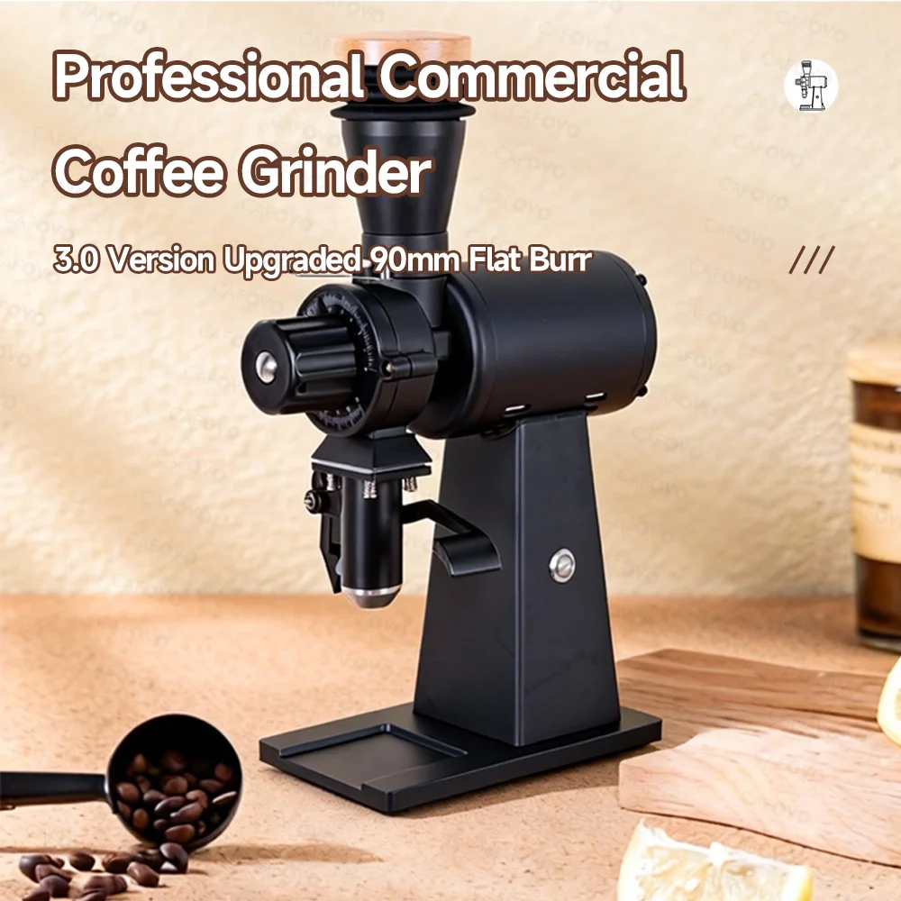 Кофемолка CAFOVO G290F с прямы – обзор и цена Coffee Grinder Burr Flat