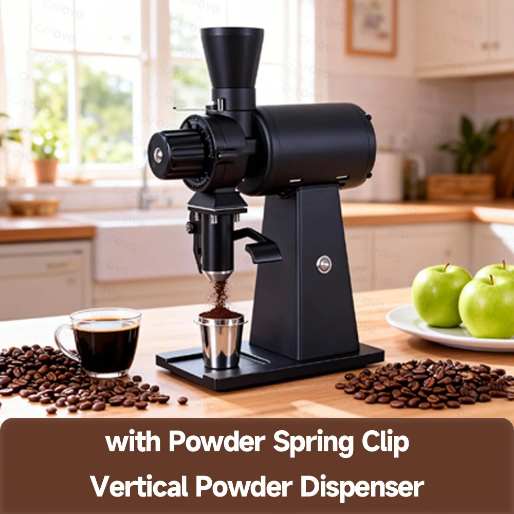 Кофемолка CAFOVO G290F с прямы – обзор и цена Coffee Grinder Burr Flat