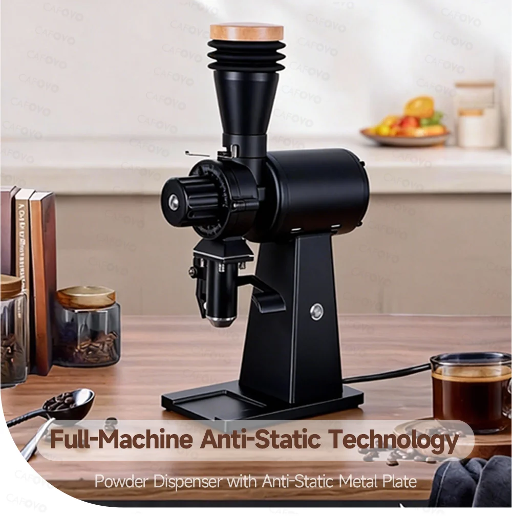 Кофемолка CAFOVO G290F с прямы – обзор и цена Coffee Grinder Burr Flat